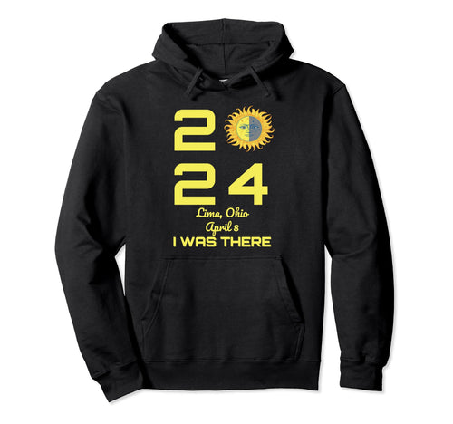 Total Solar Eclipse Lima Ohio April 08 Hoodie - Graphic Print Men Women - T-Shirt, Sweatshirt, Hoodie