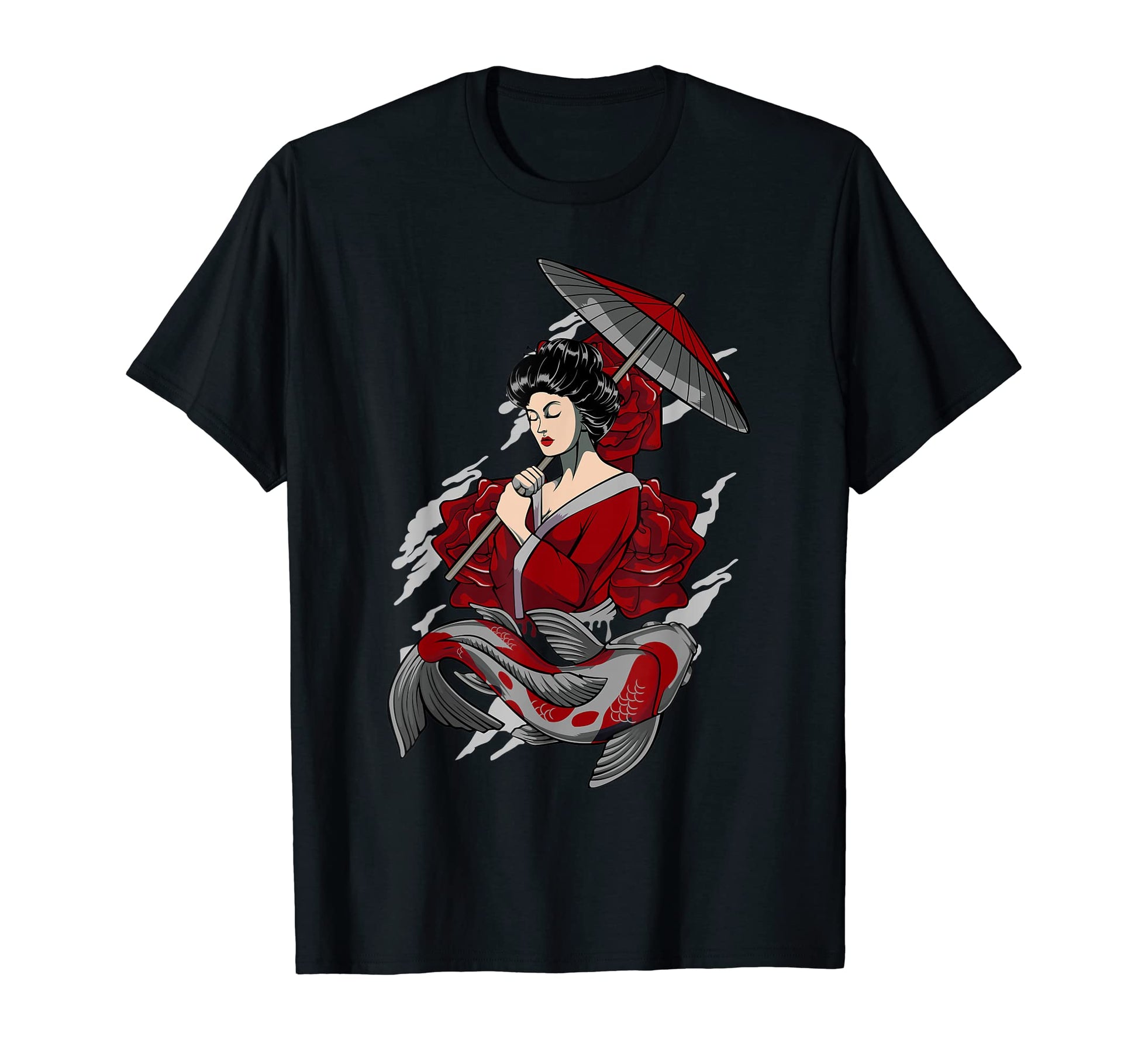 Geisha Japanese Aesthetic Asian T-Shirt - Graphic Print for Adults - T-Shirt, Sweatshirt, Hoodie
