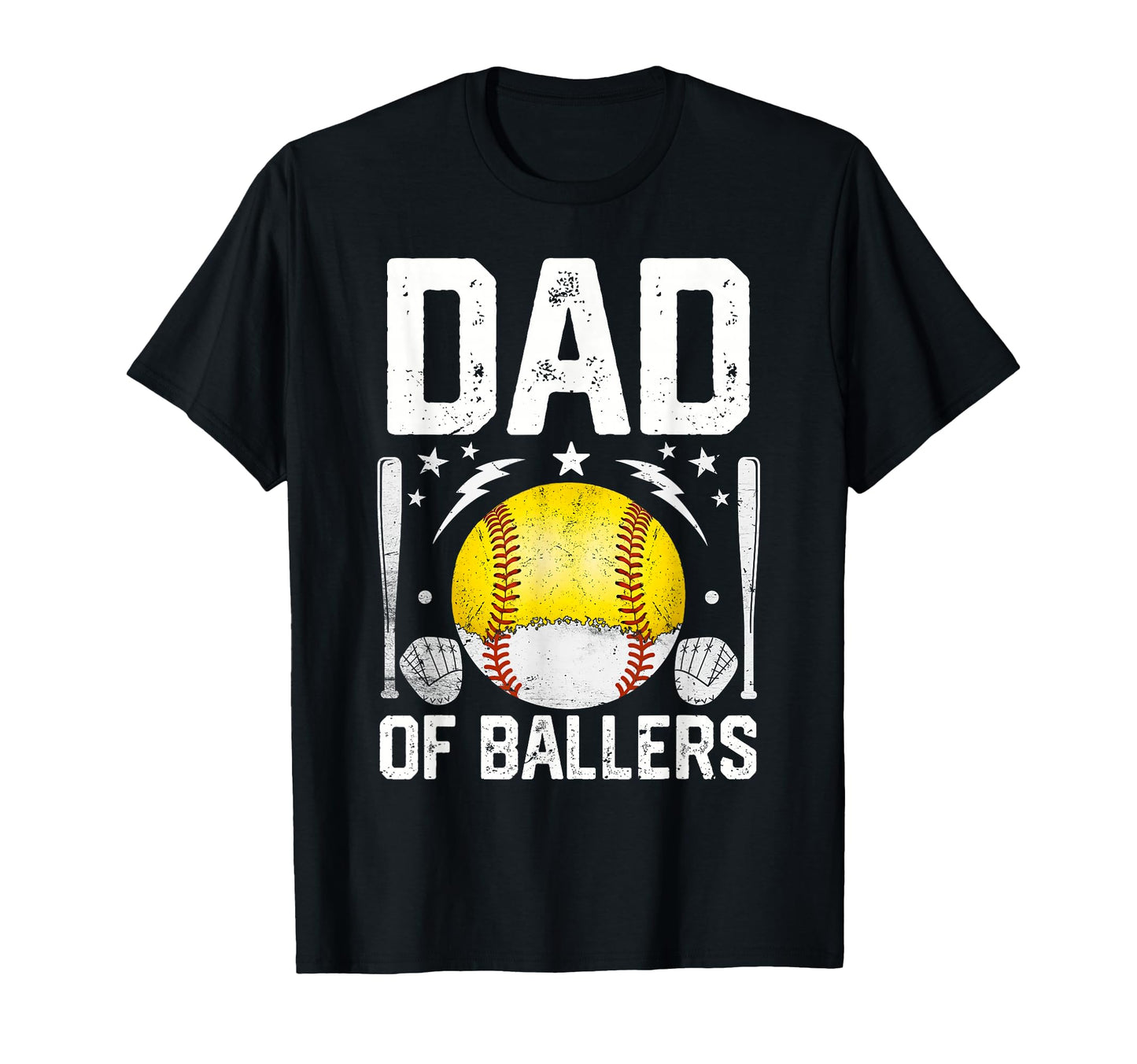 Dad Ballers Fathers Day Funny T-Shirt - Casual Everyday Wear for Adults - T-Shirt, Sweatshirt, Hoodie