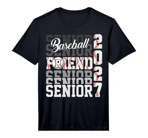 Senior 2027 Baseball Friend Proud T-Shirt - Aesthetic Graphic Men Women - T-Shirt, Sweatshirt, Hoodie