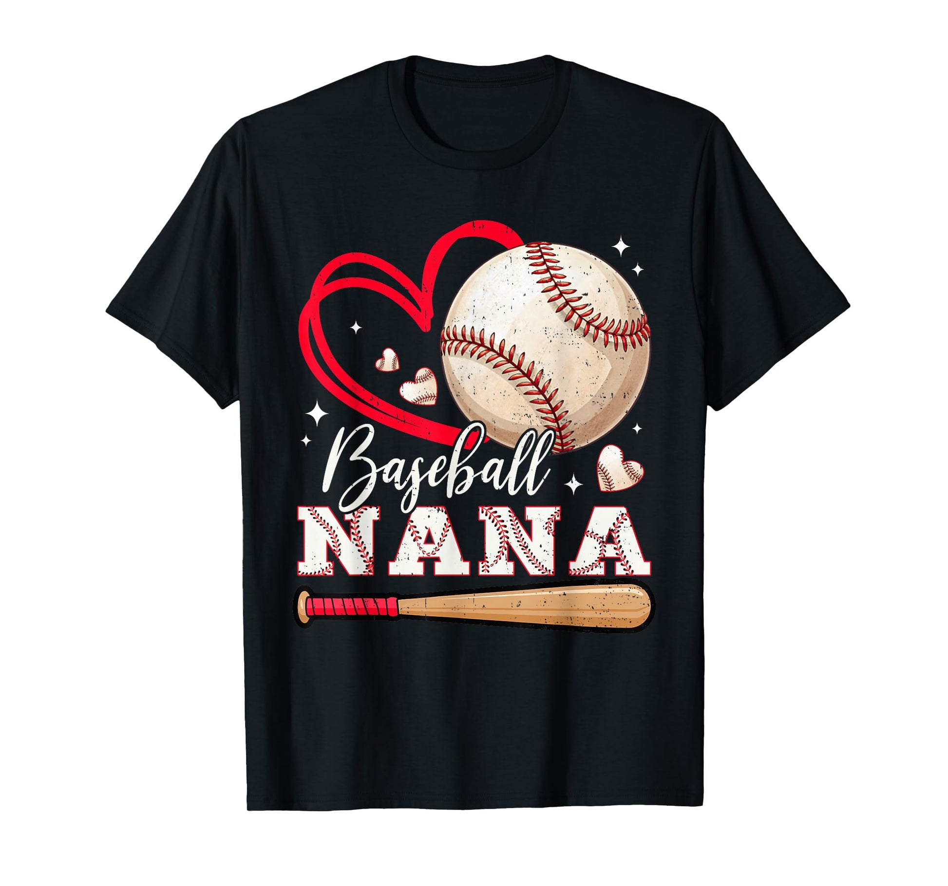 Baseball Nana Family Matching T-Shirt - Casual Everyday Wear Unisex - T-Shirt, Sweatshirt, Hoodie