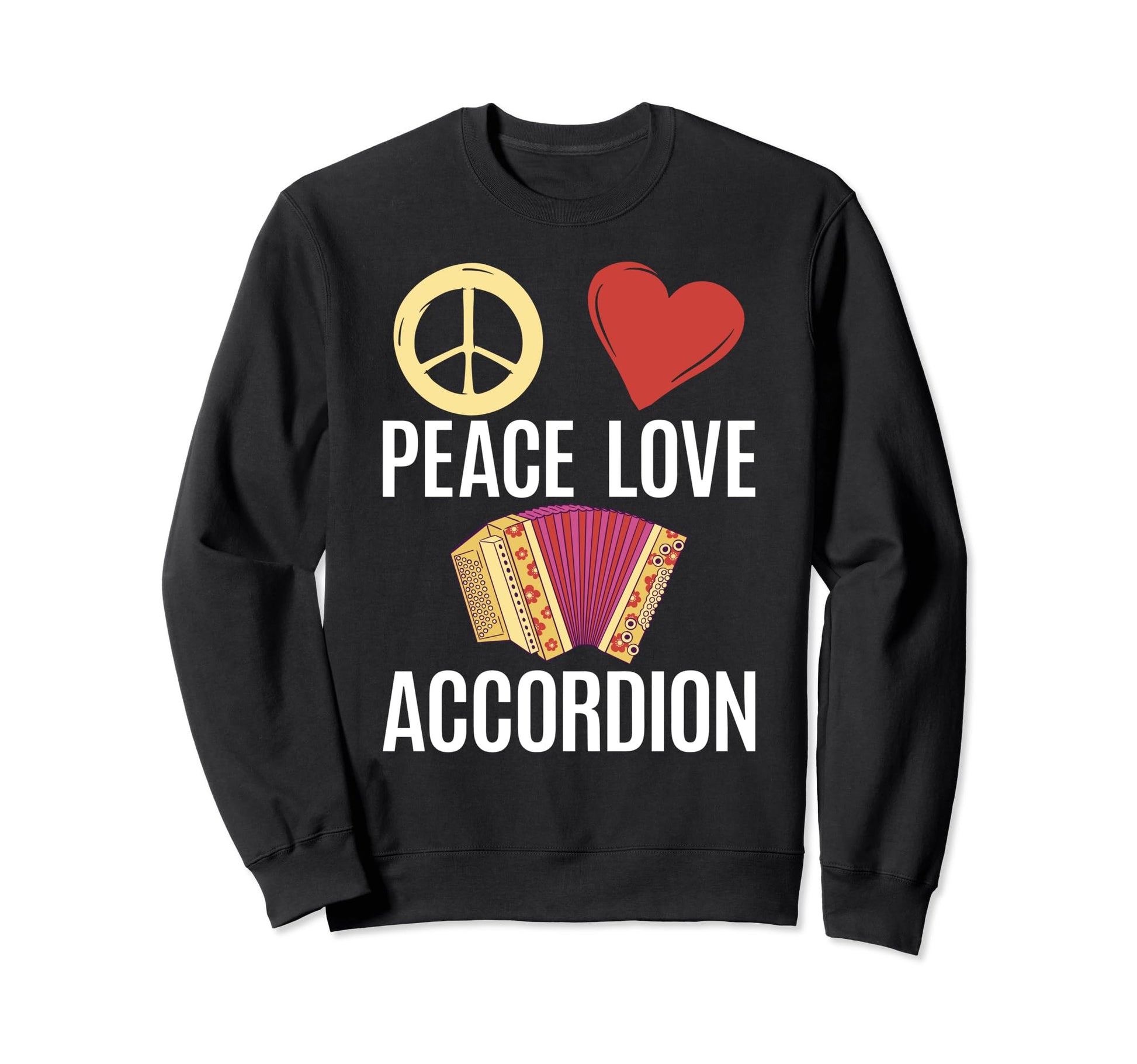 Accordion Gifts Accordion Player Sweatshirt - Custom Art Print Men Women - T-Shirt, Sweatshirt, Hoodie
