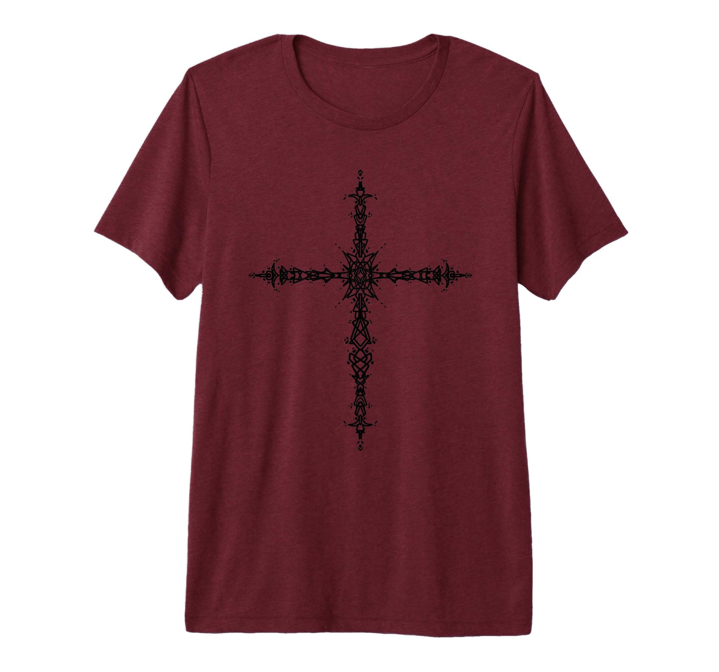 Y2K 90S Goth Cross Emo Alt Grunge Tri T-Shirt - Unique Graphic Men Women - T-Shirt, Sweatshirt, Hoodie