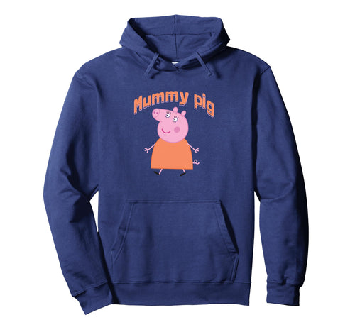 Peppa Pig Mothers Day Mummy Pig Portrait Hoodie - Graphic Print for Adults - T-Shirt, Sweatshirt, Hoodie