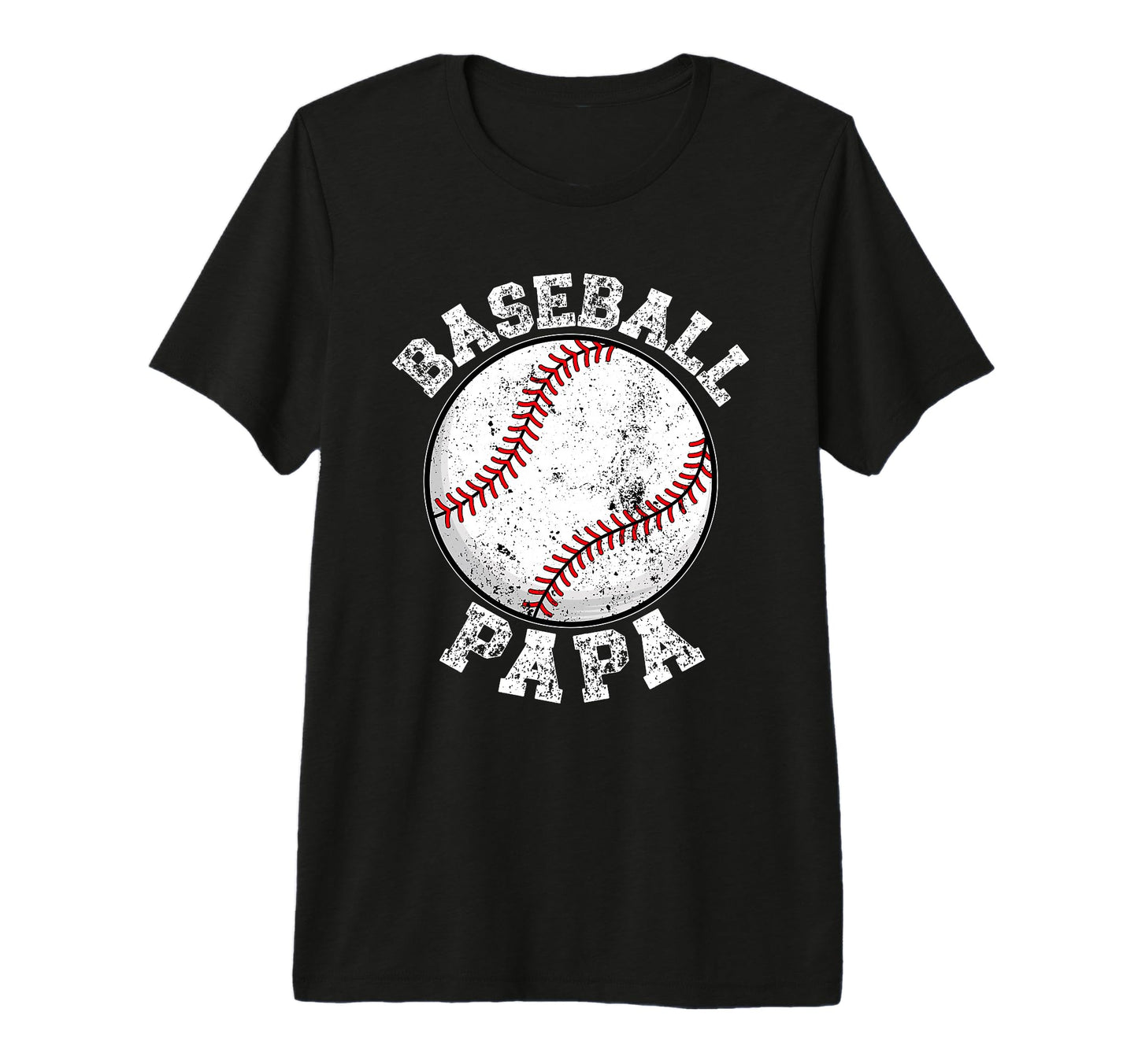 Mens Baseball Papa Grandpa Papa T-Shirt - Unique Graphic for Adults - T-Shirt, Sweatshirt, Hoodie