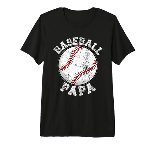 Mens Baseball Papa Grandpa Papa T-Shirt - Unique Graphic for Adults - T-Shirt, Sweatshirt, Hoodie