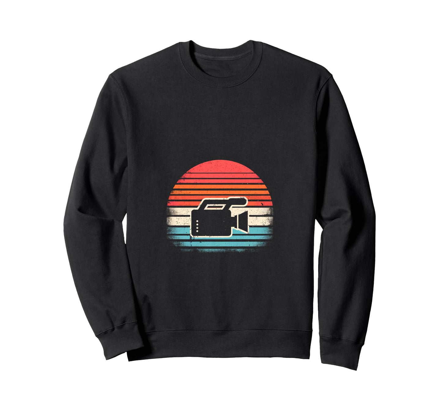 Sunset Video Camera Hoodie - Streetwear Style Unisex - T-Shirt, Sweatshirt, Hoodie