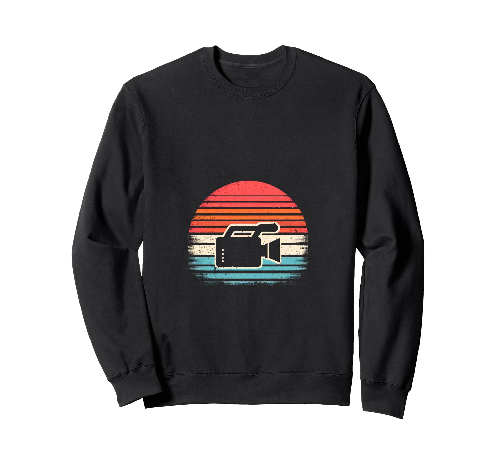 Sunset Video Camera Hoodie - Streetwear Style Unisex - T-Shirt, Sweatshirt, Hoodie