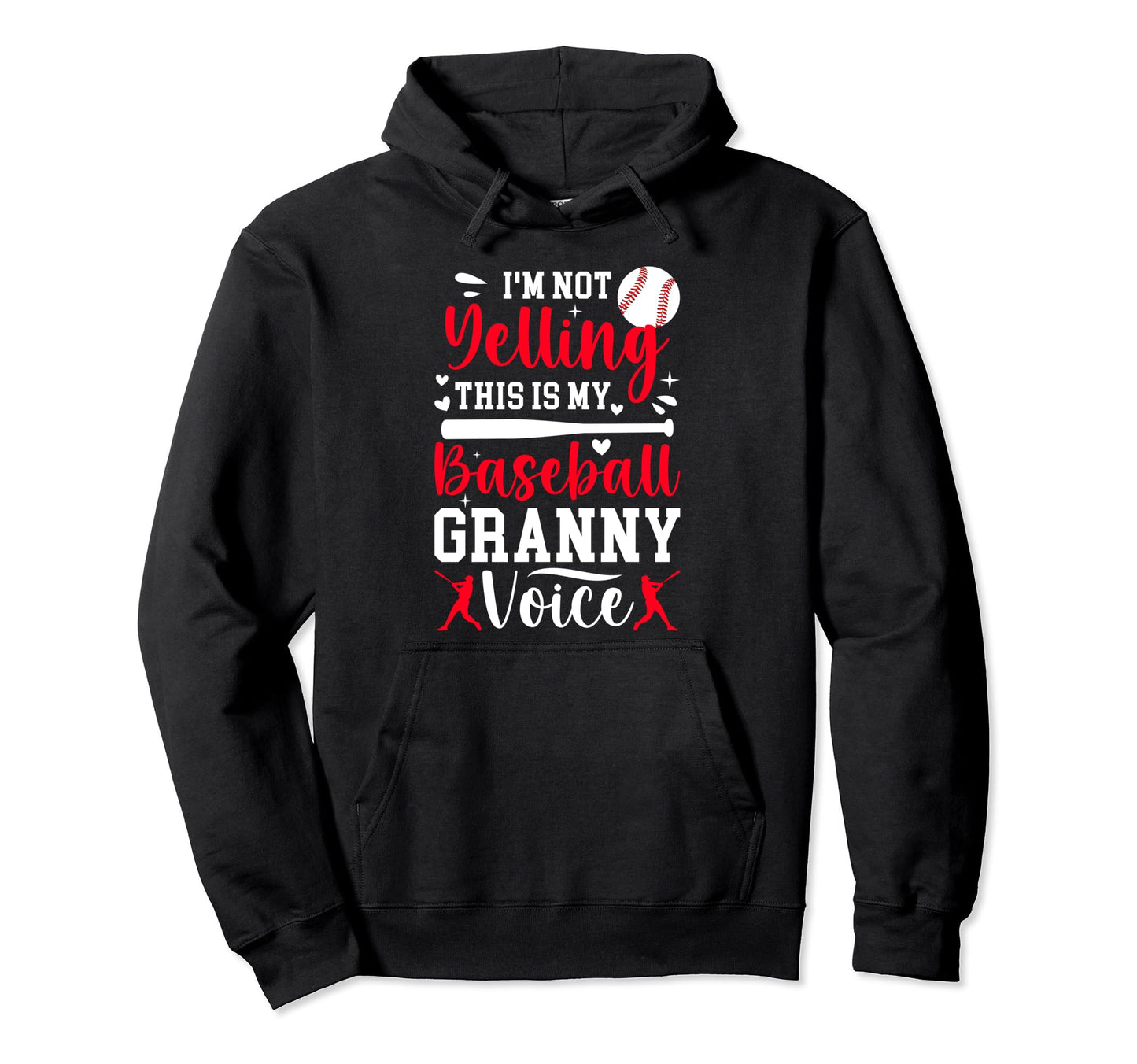 My Baseball Granny Voice Granny Hoodie - Minimalist Print Men Women - T-Shirt, Sweatshirt, Hoodie