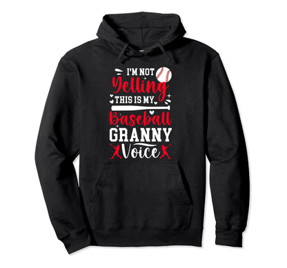 My Baseball Granny Voice Granny Hoodie - Minimalist Print Men Women - T-Shirt, Sweatshirt, Hoodie