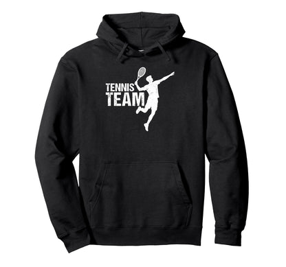 Team Tennis Game Day Sports Parent Hoodie - Graphic Print Unisex - T-Shirt, Sweatshirt, Hoodie