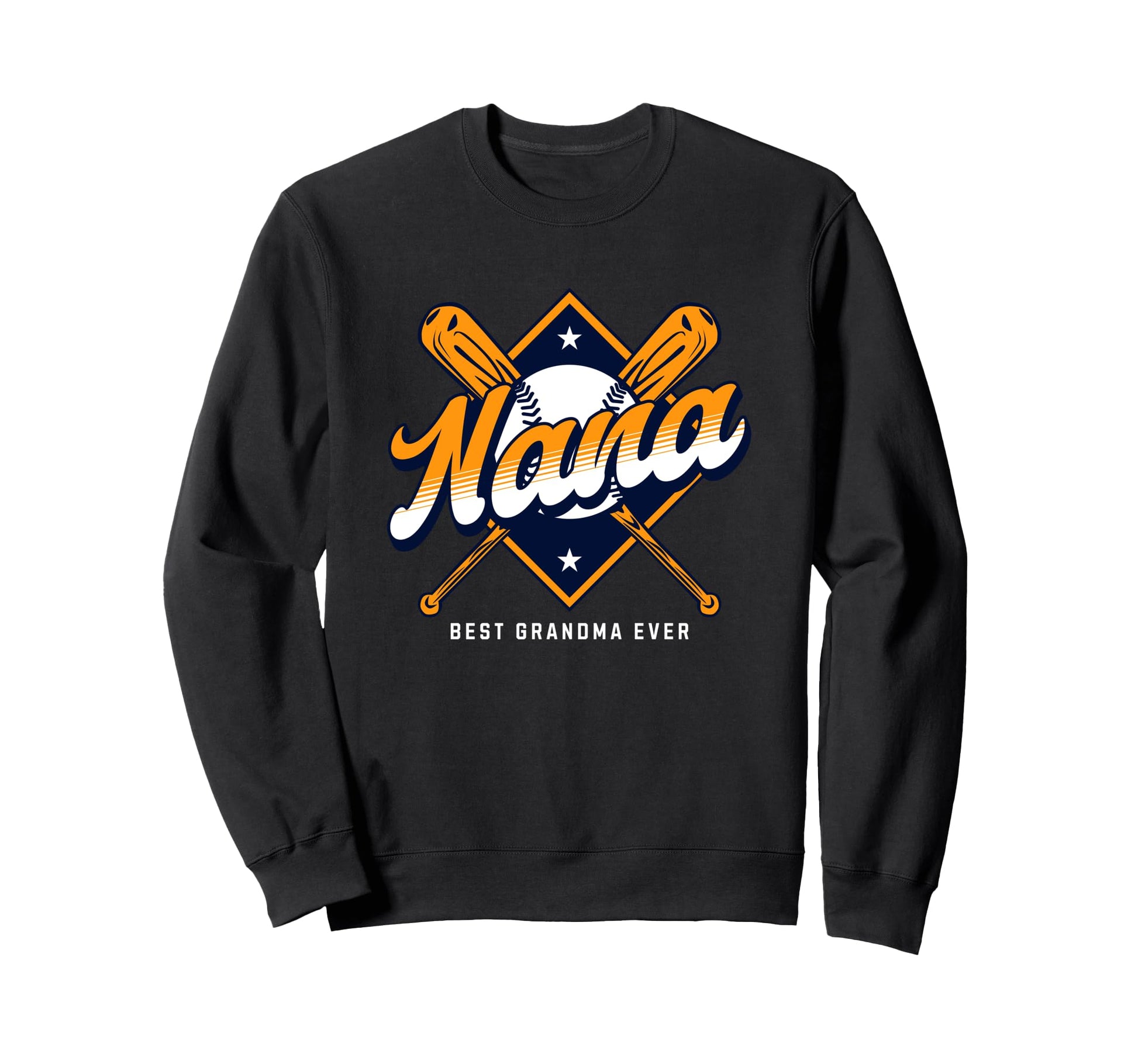 Baseball Nana Grandmother Grandma Sweatshirt - Fun Novelty Design Unisex - T-Shirt, Sweatshirt, Hoodie