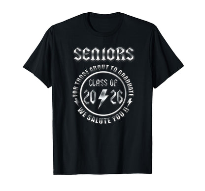 Senior 2026 Iconic Rock Graduation T-Shirt - Aesthetic Graphic Unisex - T-Shirt, Sweatshirt, Hoodie