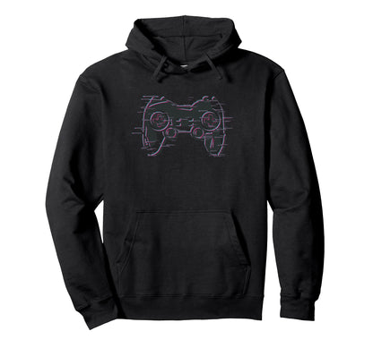 Play Game Control Game Over Hoodie - Fun Novelty Design Men Women - T-Shirt, Sweatshirt, Hoodie