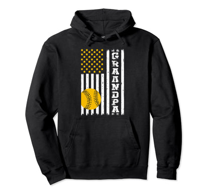Baseball Grandpa Grandfather Gramps Hoodie - Streetwear Style Unisex - T-Shirt, Sweatshirt, Hoodie