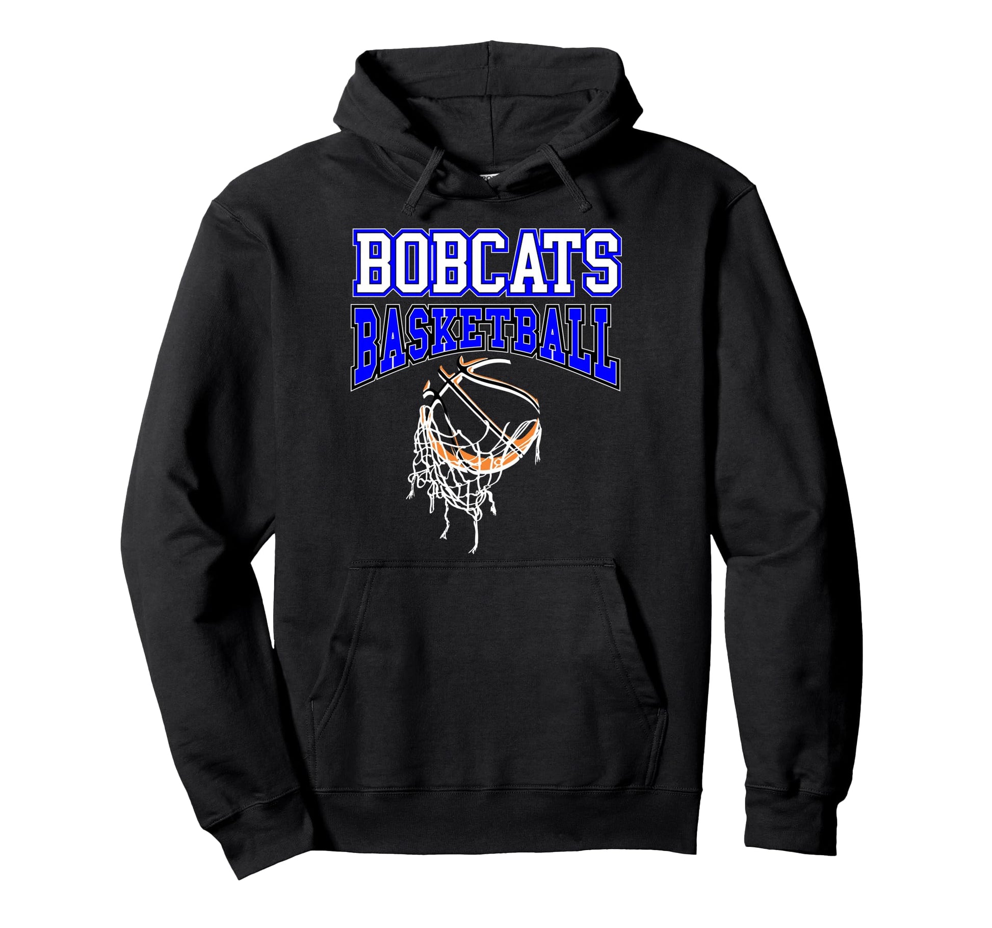 Blue Bobcats Basketball Mom Game Day Hoodie - Streetwear Style Unisex - T-Shirt, Sweatshirt, Hoodie