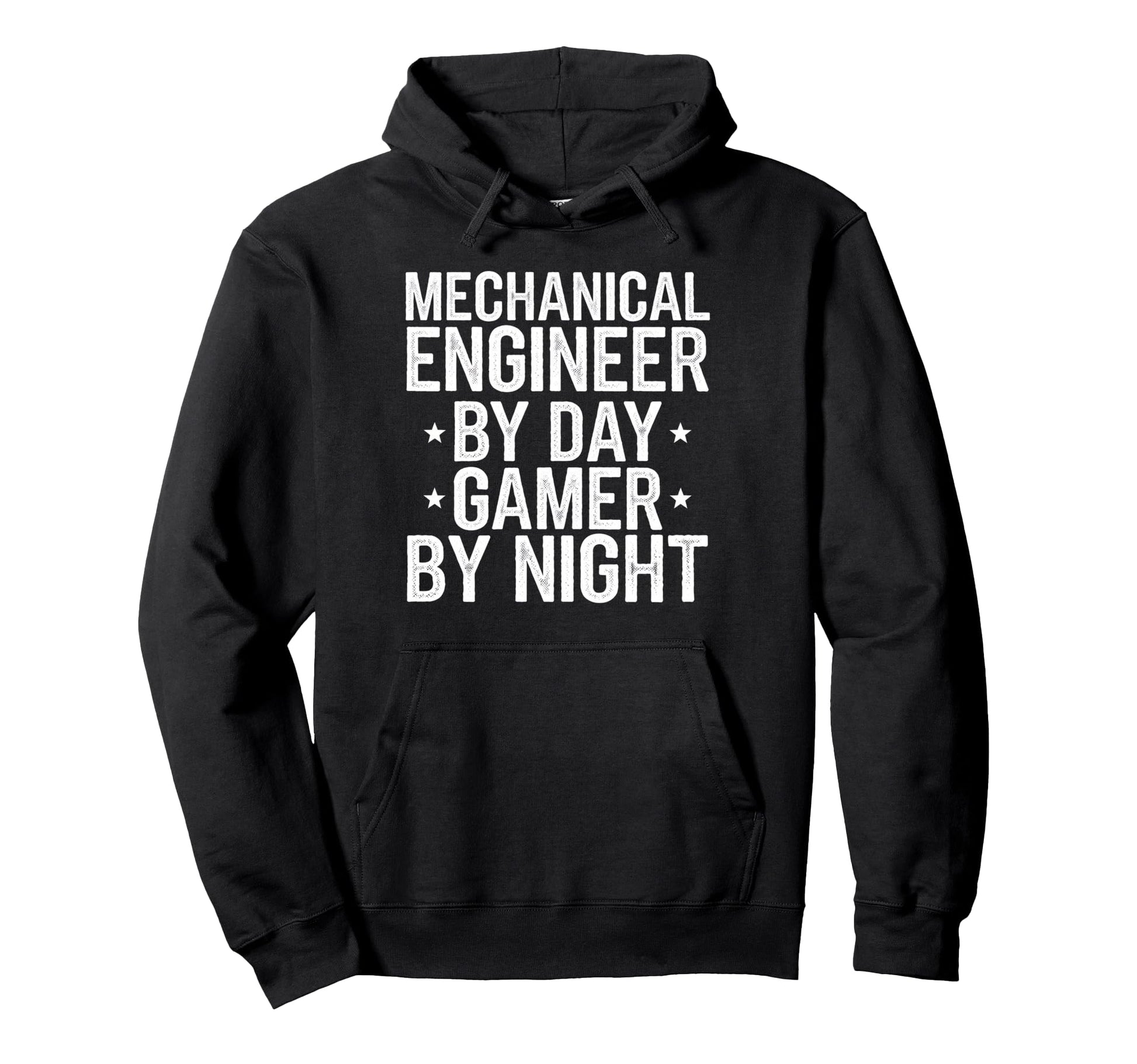 Mechanical Engineer Day Gamer Night Hoodie - Minimalist Print Men Women - T-Shirt, Sweatshirt, Hoodie
