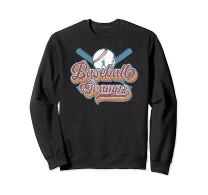 Baseball Gramps Grandpa Gramps Baseball Sweatshirt - Graphic Print Unisex - T-Shirt, Sweatshirt, Hoodie