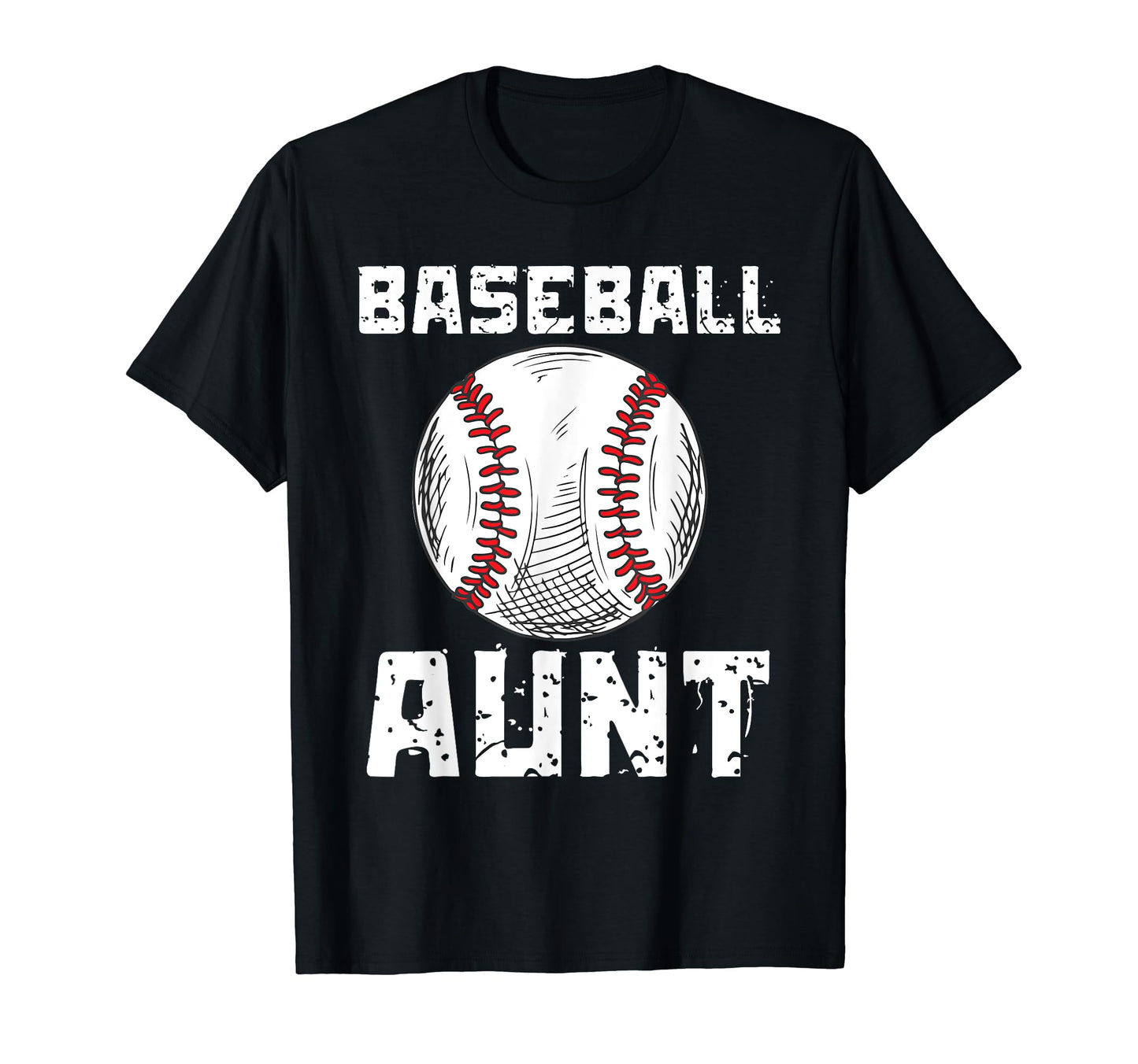 Baseball Aunt Family Matching Aunt T-Shirt - Minimalist Print for Adults - T-Shirt, Sweatshirt, Hoodie