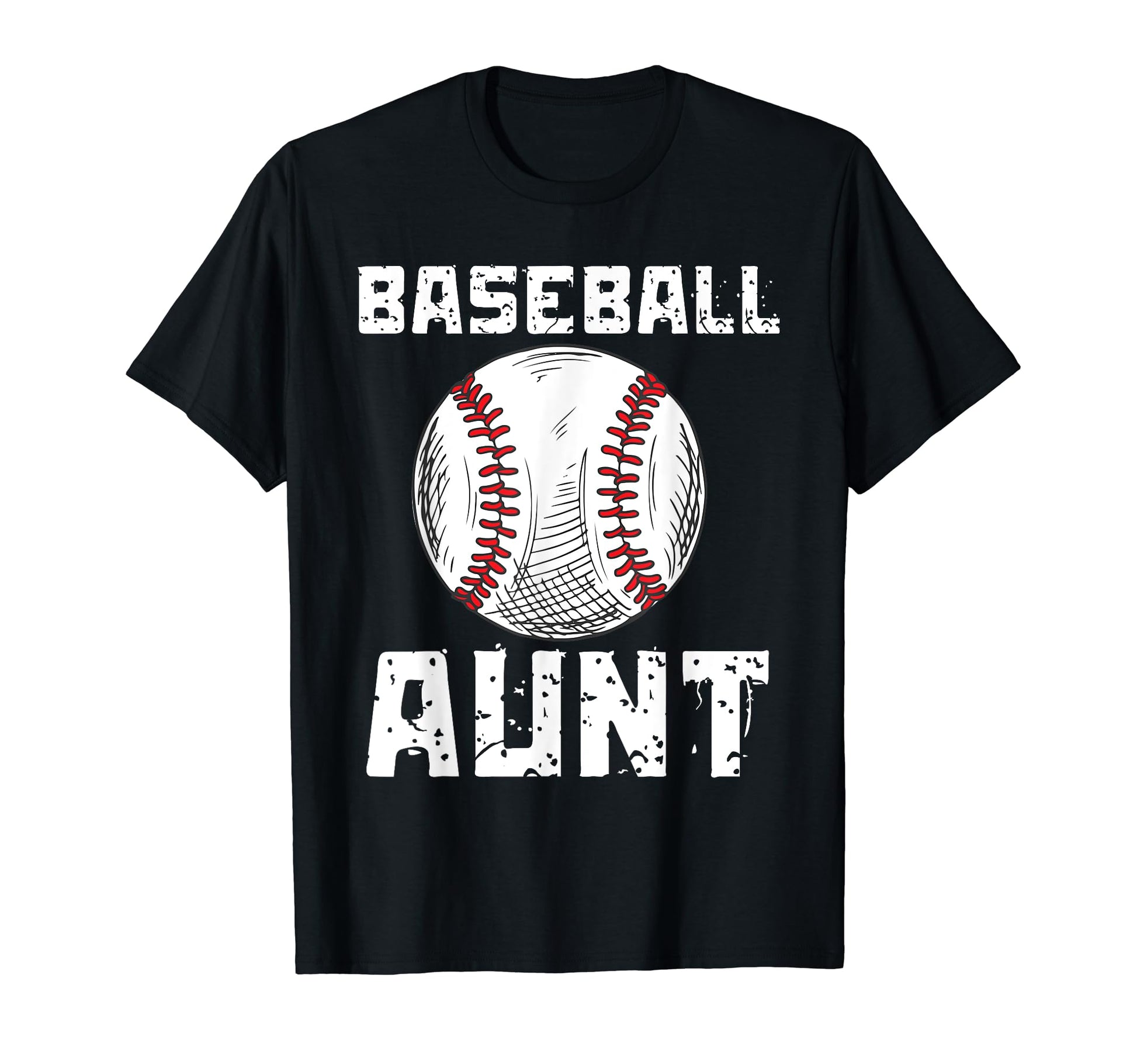Baseball Aunt Family Matching Aunt T-Shirt - Minimalist Print for Adults - T-Shirt, Sweatshirt, Hoodie