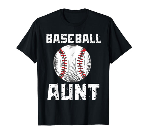 Baseball Aunt Family Matching Aunt T-Shirt - Minimalist Print for Adults - T-Shirt, Sweatshirt, Hoodie