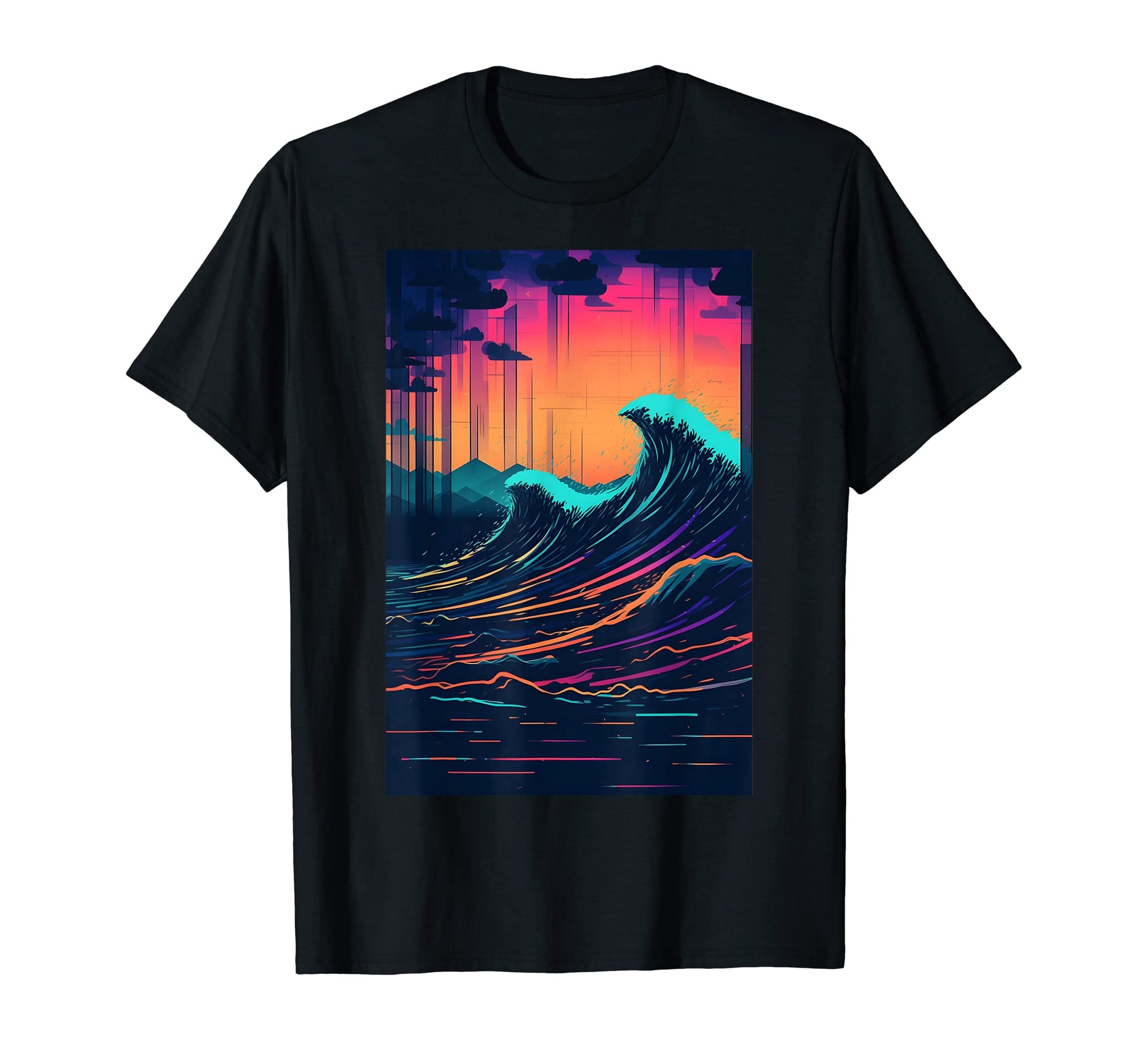 Minimal Vaporwave Aesthetic Minimalistic T-Shirt - Graphic Print Men Women - T-Shirt, Sweatshirt, Hoodie