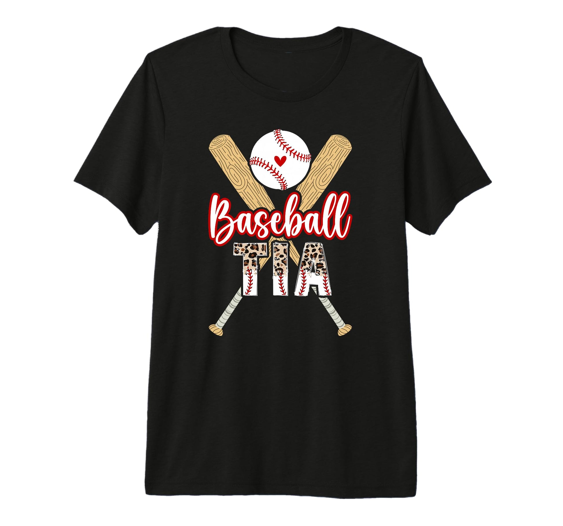Baseball Tia Leopard Tia Baseball T-Shirt - Streetwear Style Men Women - T-Shirt, Sweatshirt, Hoodie