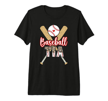 Baseball Tia Leopard Tia Baseball T-Shirt - Streetwear Style Men Women - T-Shirt, Sweatshirt, Hoodie