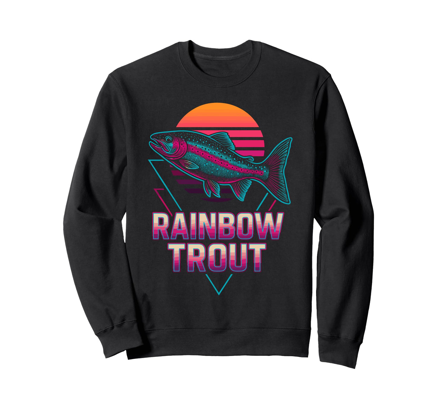 Rainbow Trout Sweatshirt - Graphic Print Men Women - T-Shirt, Sweatshirt, Hoodie