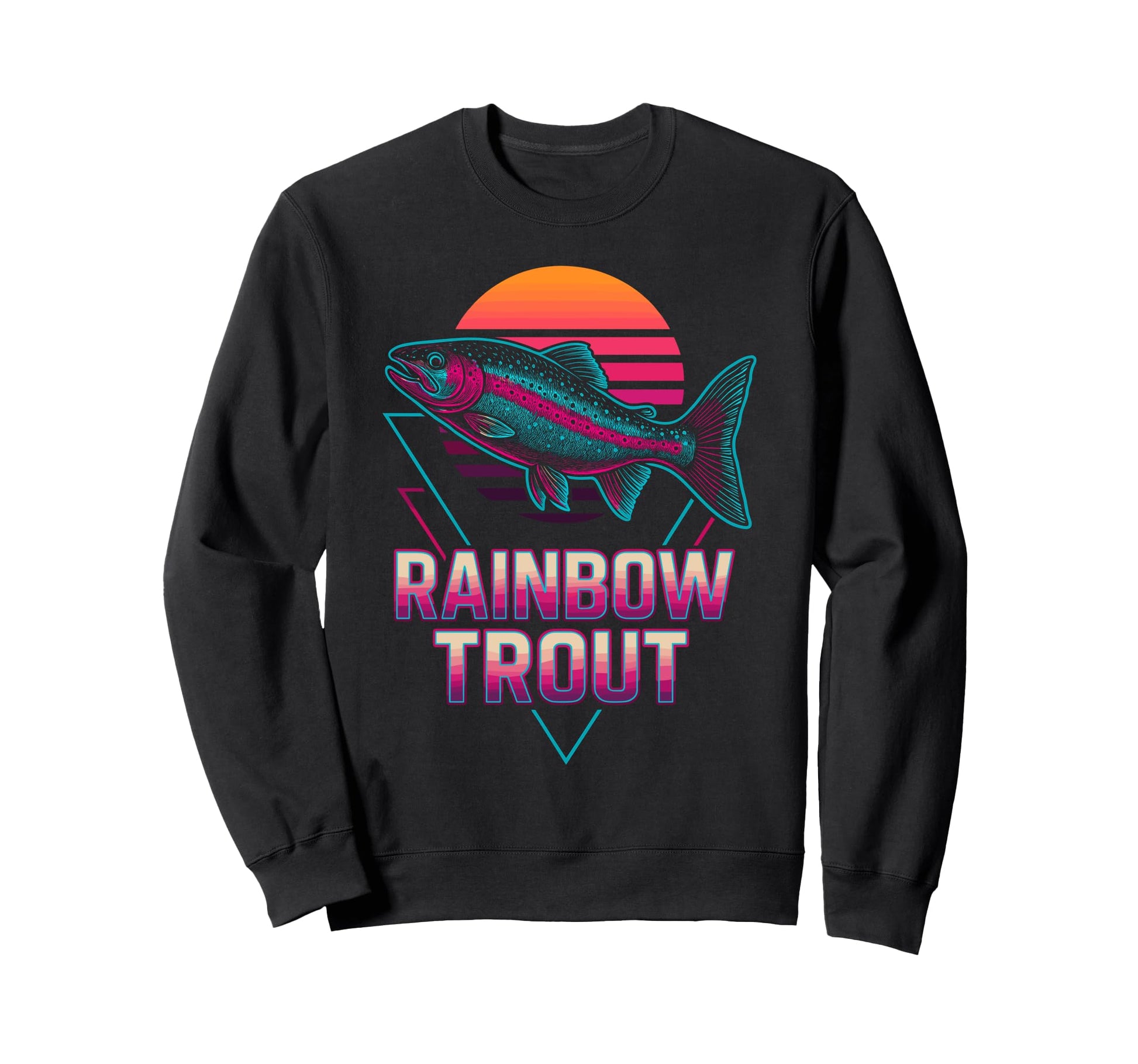 Rainbow Trout Sweatshirt - Graphic Print Men Women - T-Shirt, Sweatshirt, Hoodie