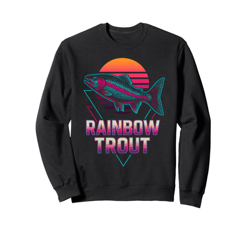 Rainbow Trout Sweatshirt - Graphic Print Men Women - T-Shirt, Sweatshirt, Hoodie