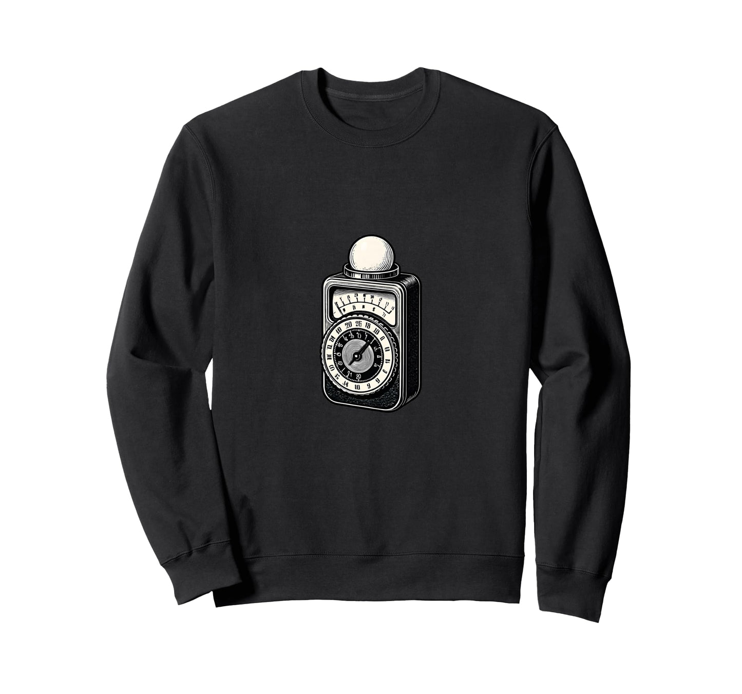 Analog Light Meter Photography Sweatshirt - Custom Art Print Unisex - T-Shirt, Sweatshirt, Hoodie