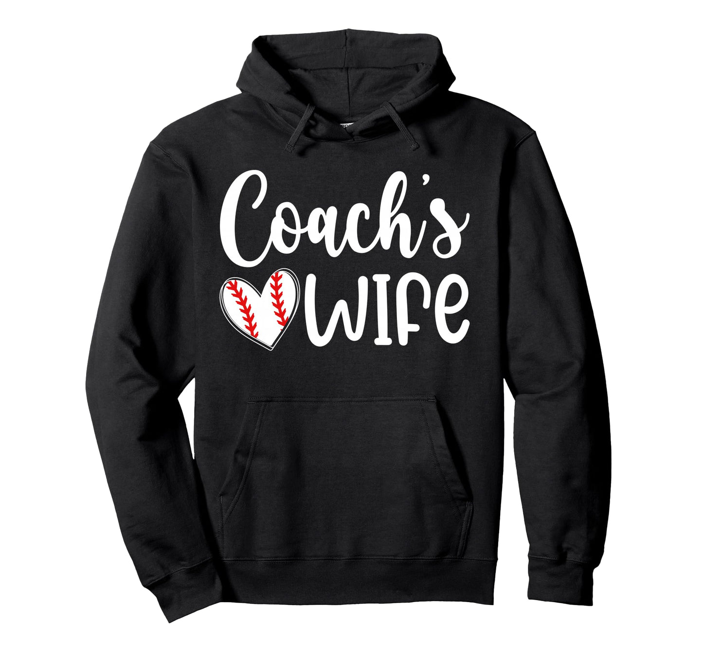 Baseball Coachs Wife Baseball Coach Wife Hoodie - Aesthetic Graphic Unisex - T-Shirt, Sweatshirt, Hoodie