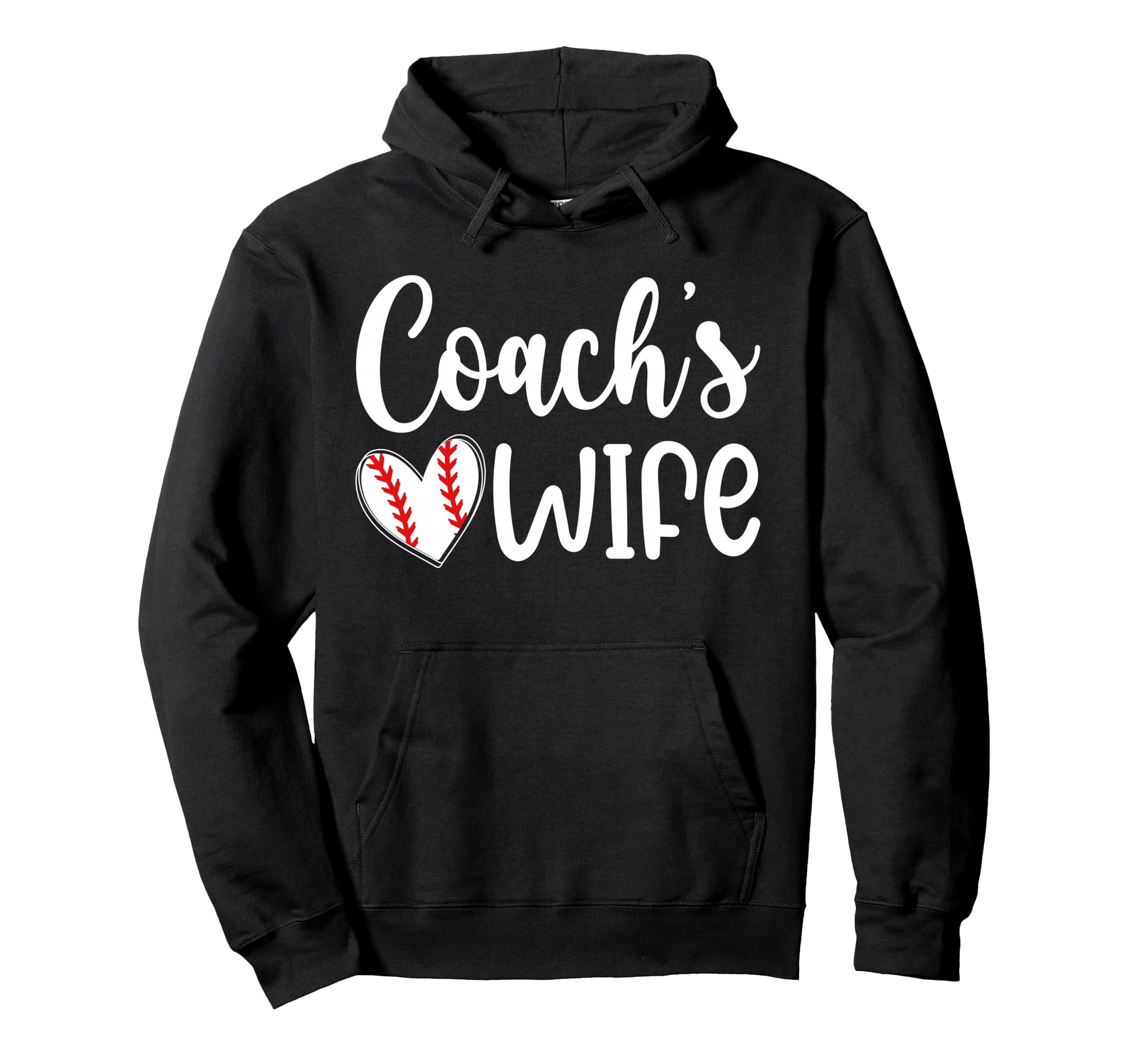 Baseball Coachs Wife Baseball Coach Wife Hoodie - Aesthetic Graphic Unisex - T-Shirt, Sweatshirt, Hoodie