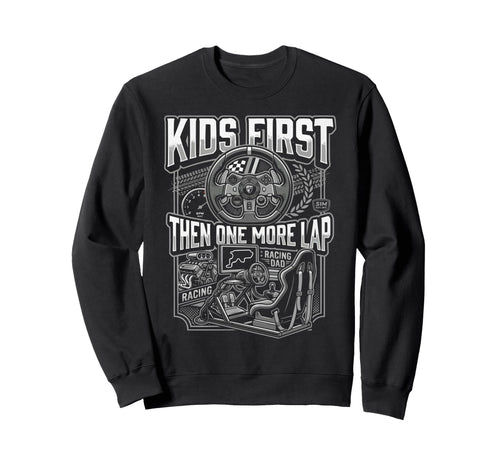 Sim Racing Dad Virtual Racing Game Sweatshirt - Novelty Apparel Unisex - T-Shirt, Sweatshirt, Hoodie
