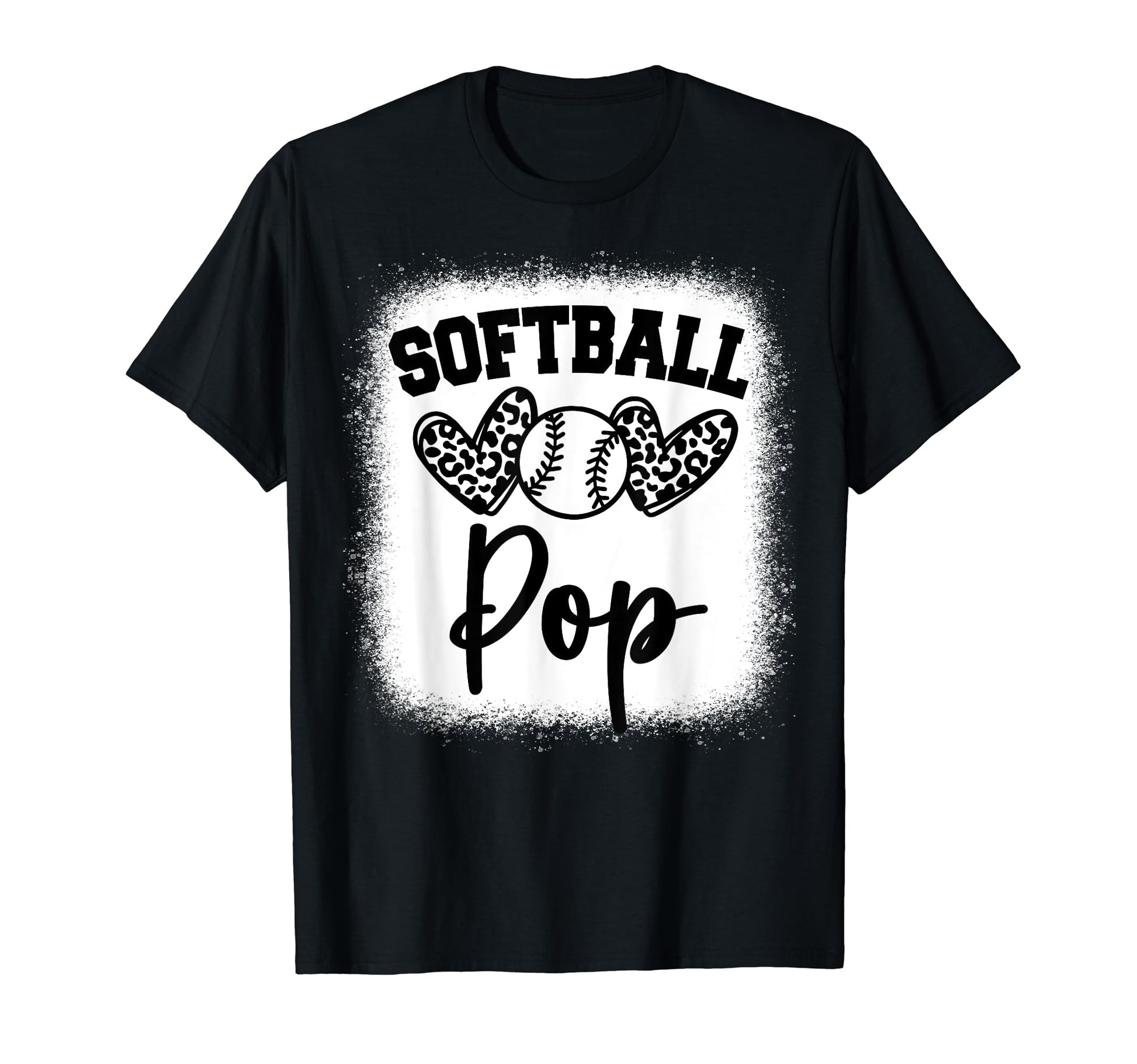Personalized Baseball Heart Pop T-Shirt - Casual Everyday Wear Unisex - T-Shirt, Sweatshirt, Hoodie