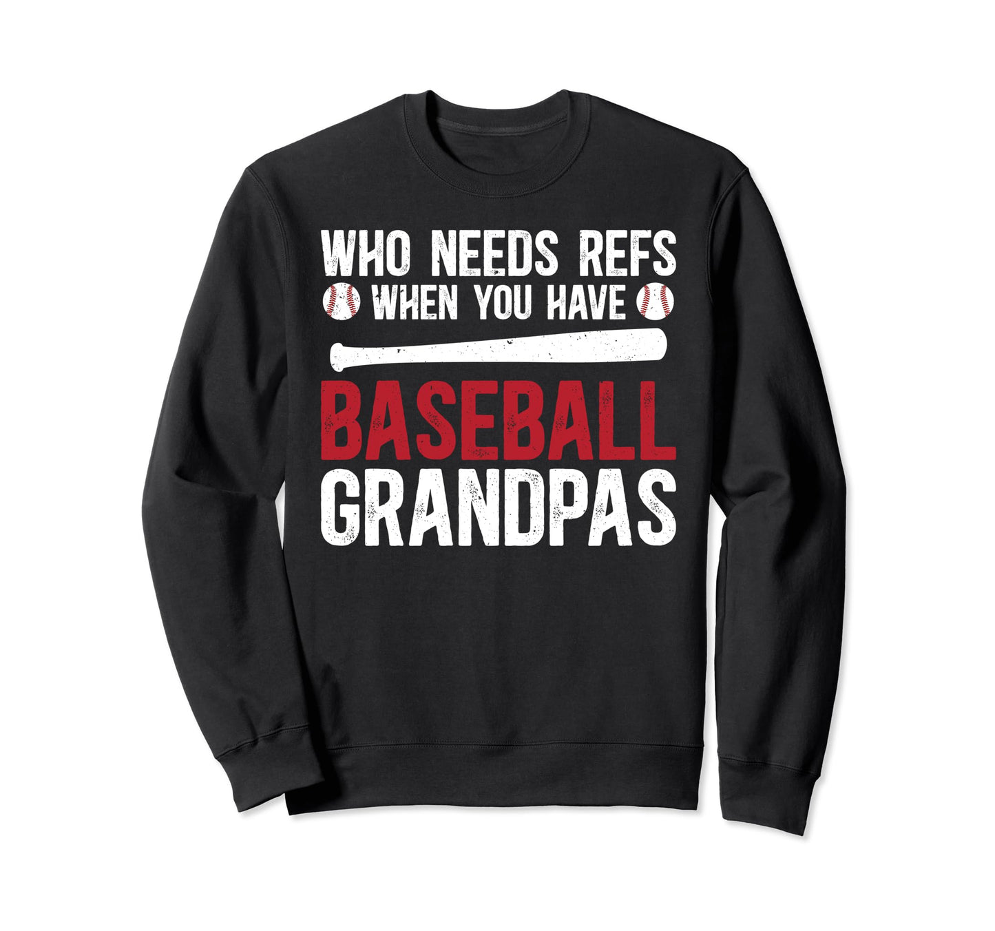 Baseball Grandpa Funny Grandpa Baseball Sweatshirt - Unique Graphic Unisex - T-Shirt, Sweatshirt, Hoodie