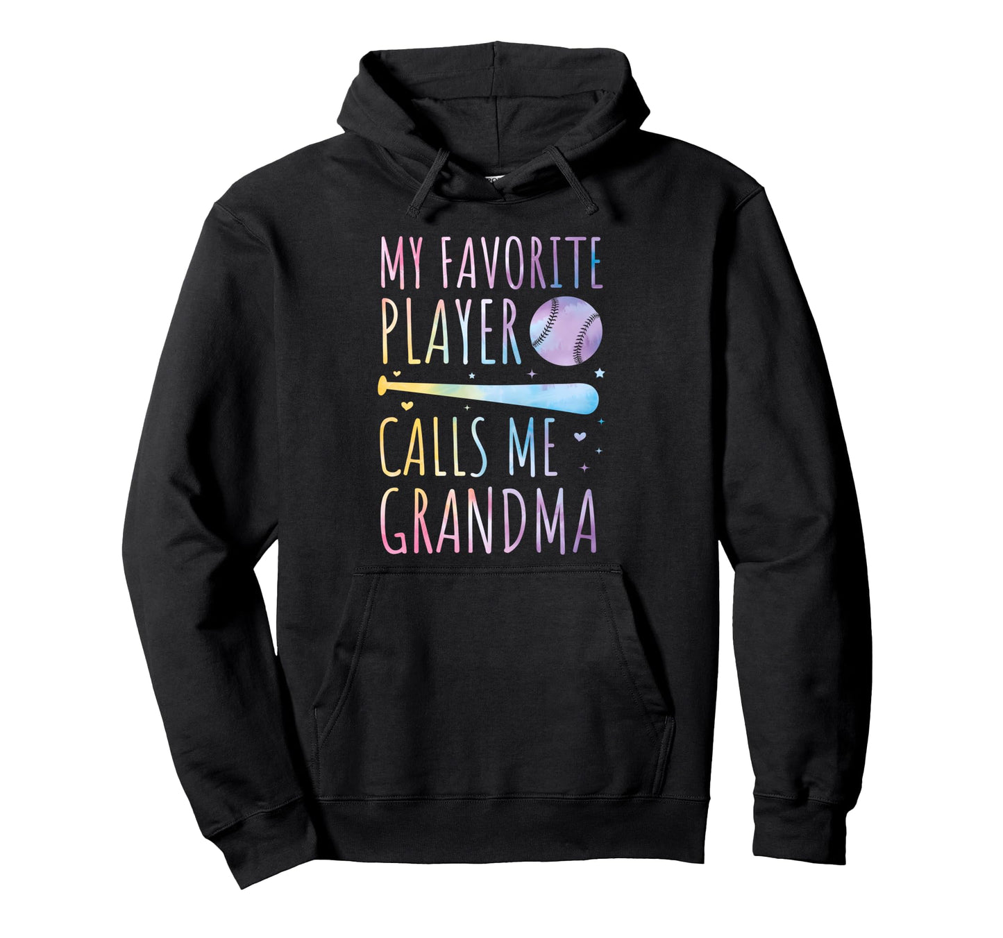 Tie Dye My Favorite Player Calls Me Hoodie - Trendy Graphic for Adults - T-Shirt, Sweatshirt, Hoodie