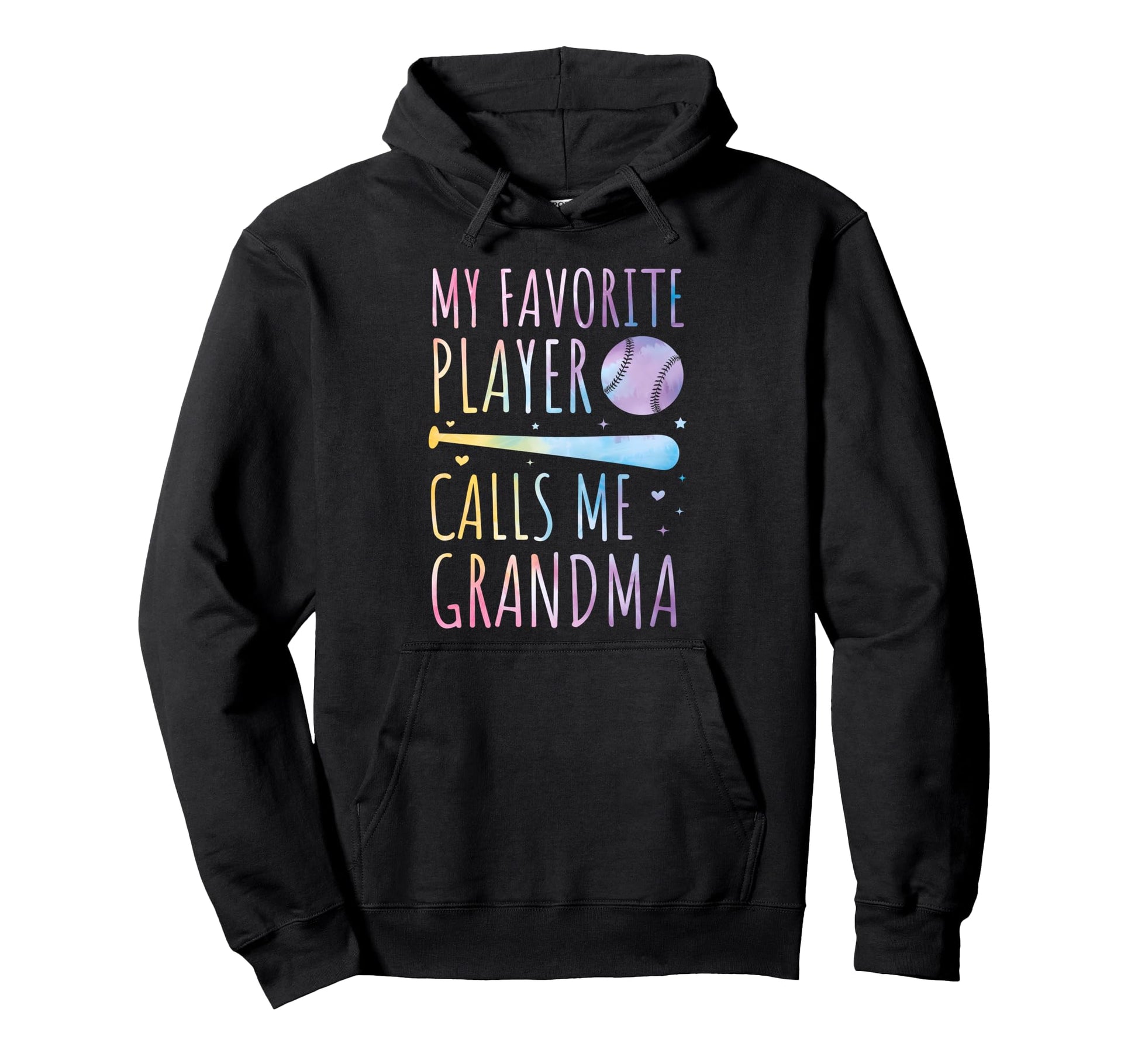 Tie Dye My Favorite Player Calls Me Hoodie - Trendy Graphic for Adults - T-Shirt, Sweatshirt, Hoodie
