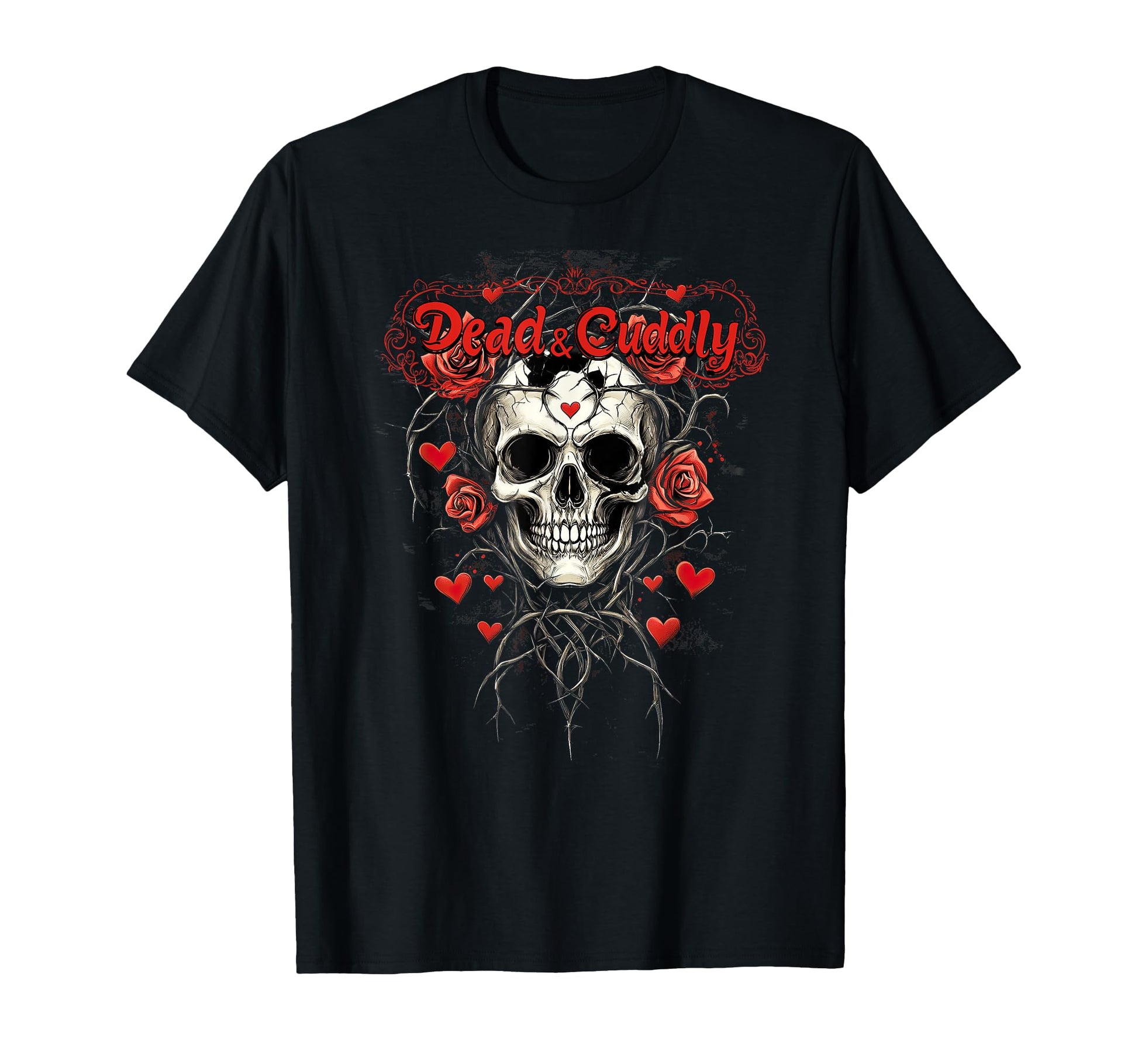 Dead And Cuddly Gothic Alt Grunge Hip T-Shirt - Fun Novelty Design Unisex - T-Shirt, Sweatshirt, Hoodie