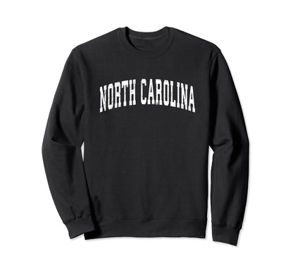 North Carolina Varsity Sports Text Sweatshirt - Unique Graphic Unisex - T-Shirt, Sweatshirt, Hoodie