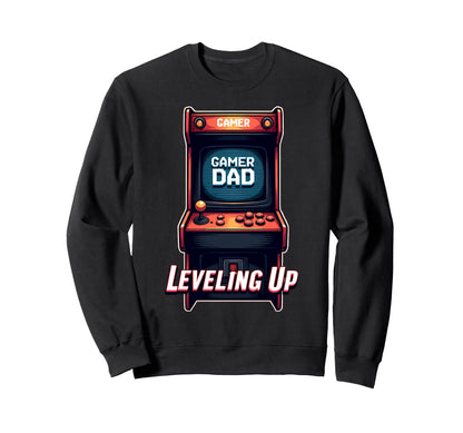 Fathers Day Gift Gamer Dad Sweatshirt - Custom Art Print for Adults - T-Shirt, Sweatshirt, Hoodie
