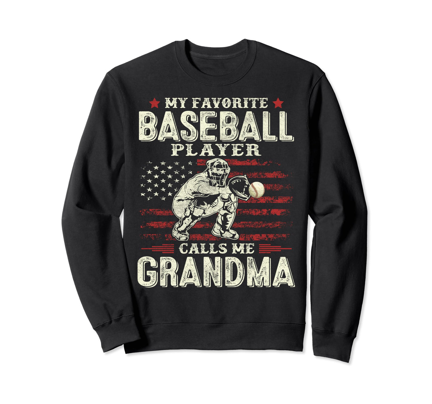 Favorite Baseball Player Calls Me Sweatshirt - Minimalist Print for Adults - T-Shirt, Sweatshirt, Hoodie