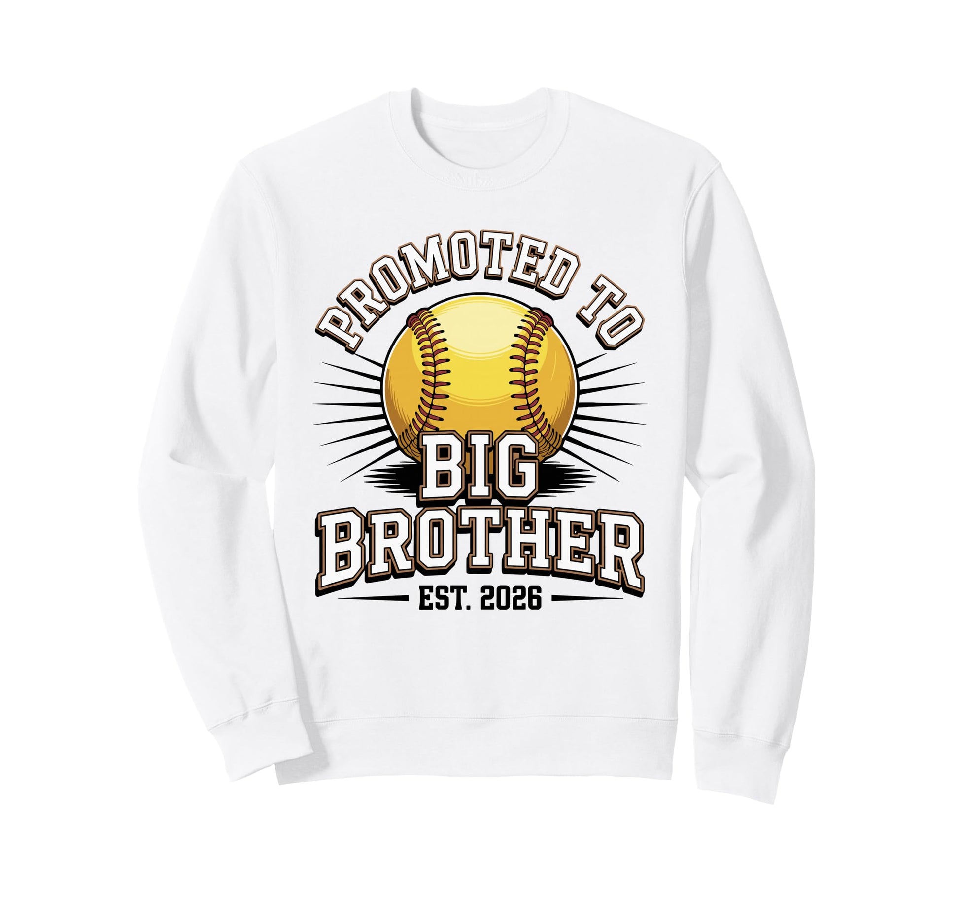 Promoted To Big Brother Est 2026 Sweatshirt - Aesthetic Graphic for Adults - T-Shirt, Sweatshirt, Hoodie