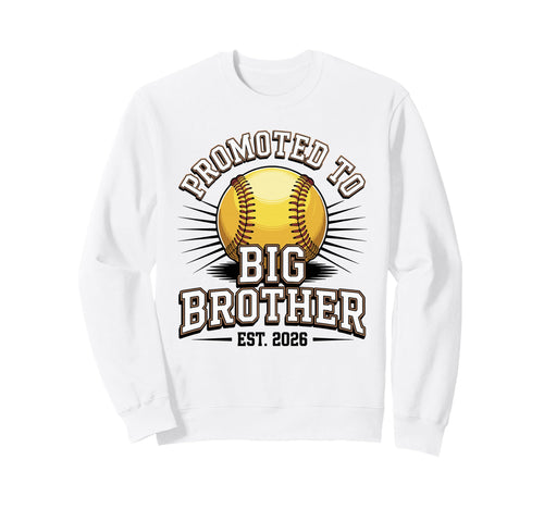 Promoted To Big Brother Est 2026 Sweatshirt - Aesthetic Graphic for Adults - T-Shirt, Sweatshirt, Hoodie