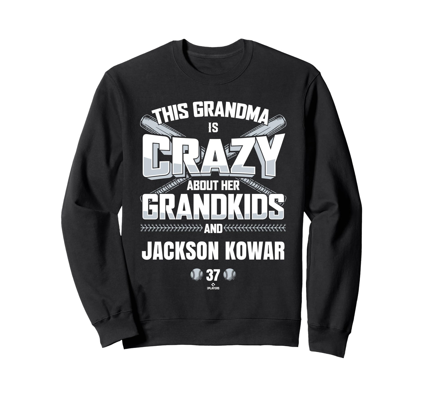 Grandma Crazy Jackson Kowar Seattle Sweatshirt - Trendy Graphic Men Women - T-Shirt, Sweatshirt, Hoodie