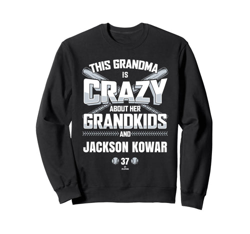Grandma Crazy Jackson Kowar Seattle Sweatshirt - Trendy Graphic Men Women - T-Shirt, Sweatshirt, Hoodie