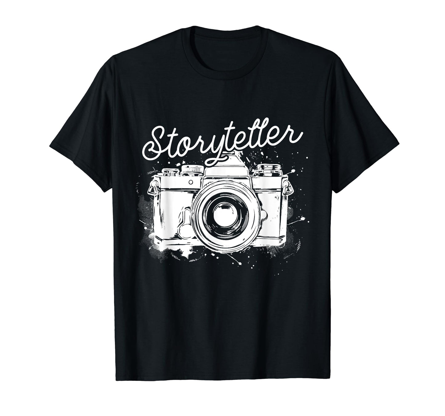 Photographer Storyteller Camera T-Shirt - Graphic Print Men Women - T-Shirt, Sweatshirt, Hoodie