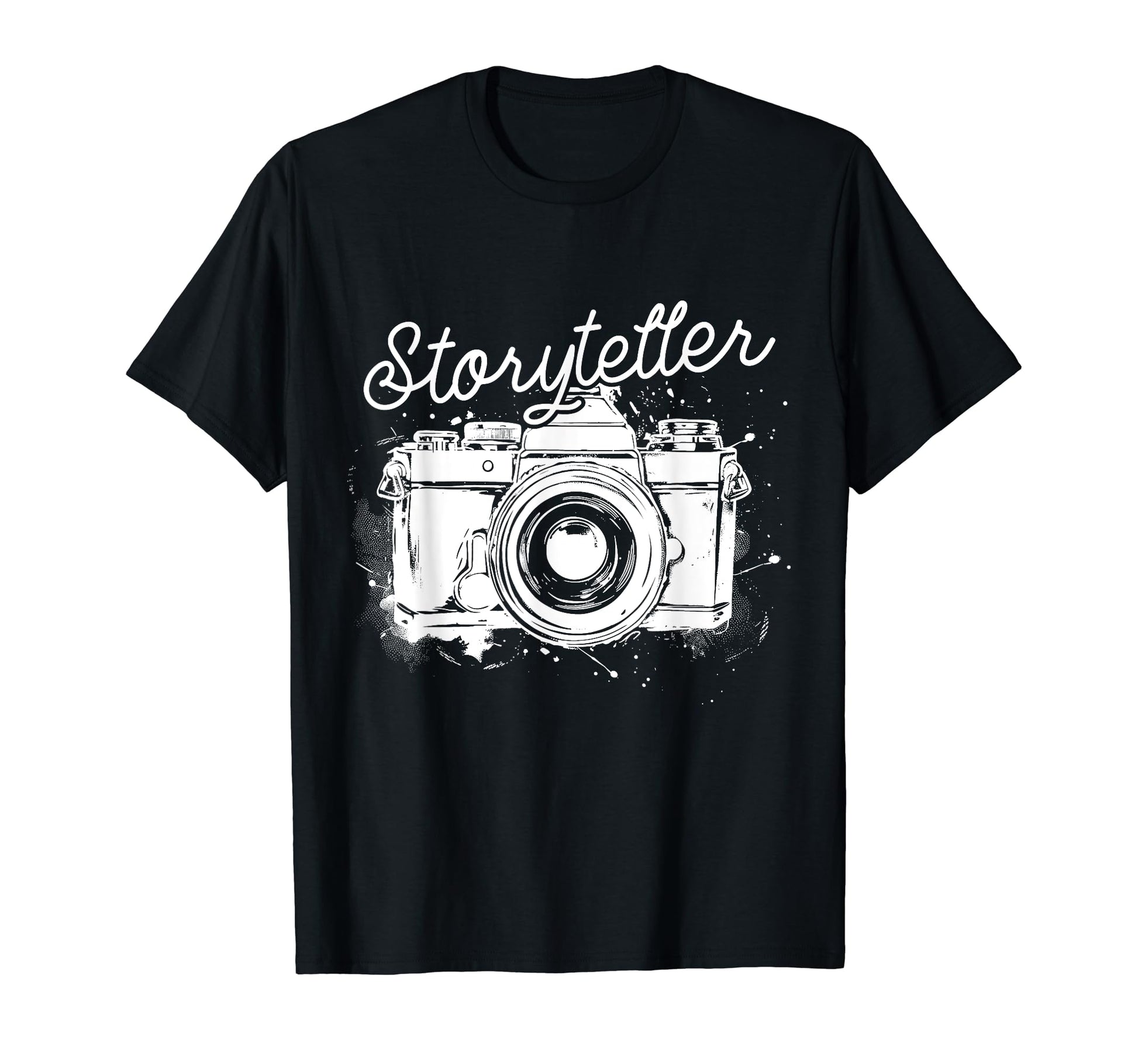 Photographer Storyteller Camera T-Shirt - Graphic Print Men Women - T-Shirt, Sweatshirt, Hoodie