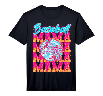 Baseball Drip Mama Ice Cream Drip T-Shirt - Custom Art Print Men Women - T-Shirt, Sweatshirt, Hoodie